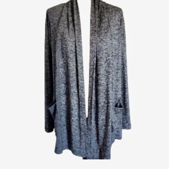 ATHLETA Pose Wrap Marled Open Cardigan- Small - Picture 2 of 12